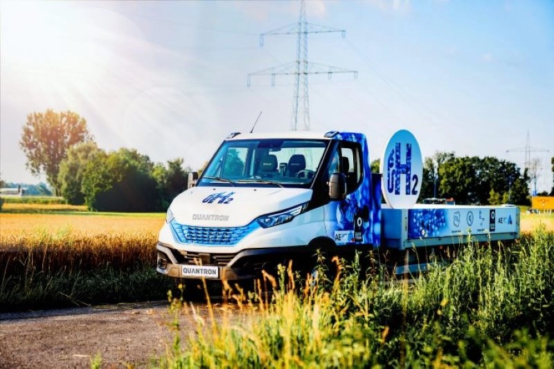QUANTRON presents fuel cell transporter as part of its hydrogen offensive