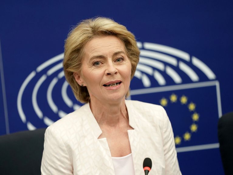 President of the European Commission, Ursula Von der Leyen.