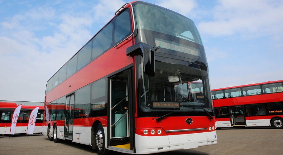 London Chile electric buses