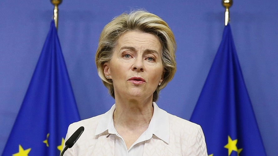 President of the European Commission, Ursula von der Leyen.