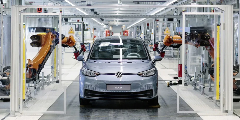 Volkswagen began ID.3 EV assembly at Zwickau in 2019.