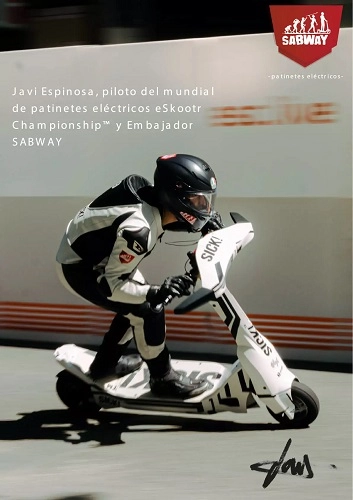 Javier Espinosa, eScooter Rider.