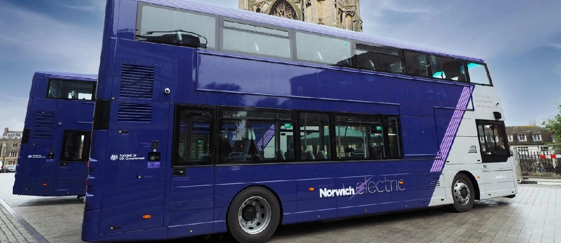 Norwich First Electric Buses