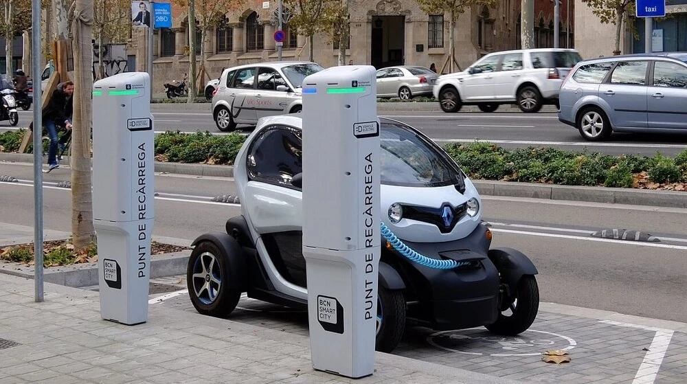 Endolla's charging point in Barcelona.