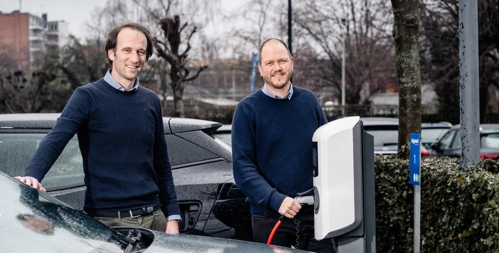 Cedric De Jonghe and Sander Hereijgers, founders of Pluginvest. Photo by: © Vincent Callot.