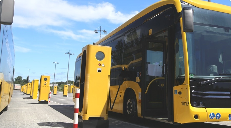 XCHARGE bus depot