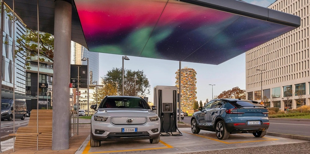 Volvo charging station Milan