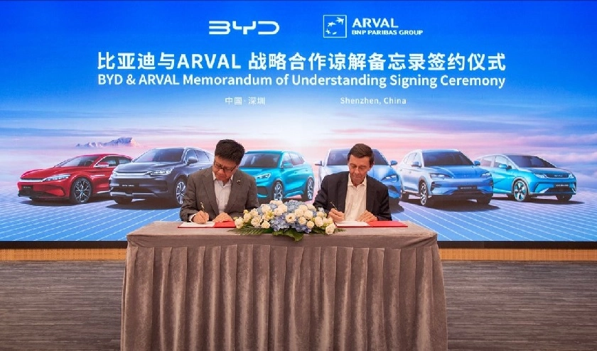 BYD EUROPE AND ARVAL