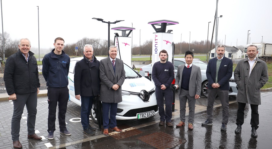 IONITY first high-power EV charging station in Northern Ireland