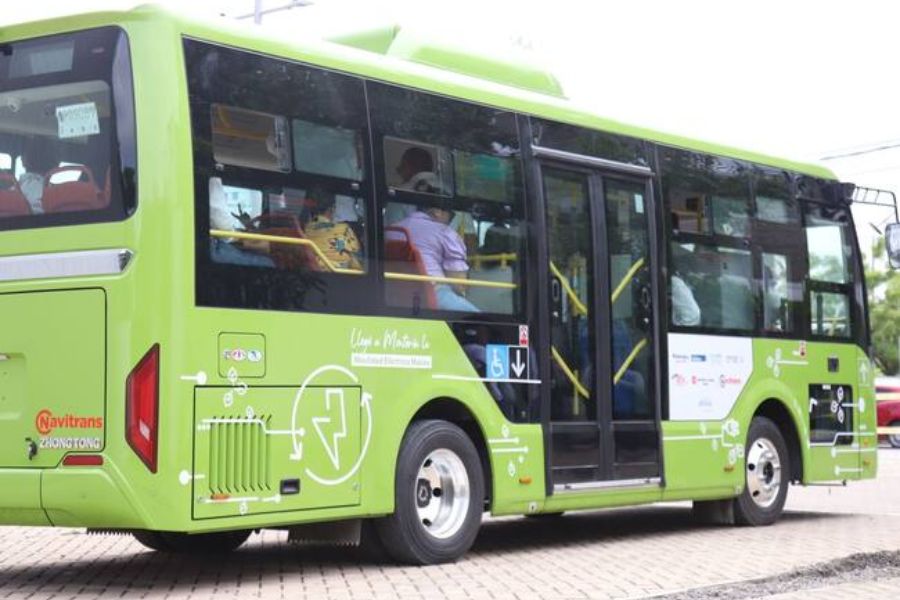 Electric buses projects on the Caribbean
