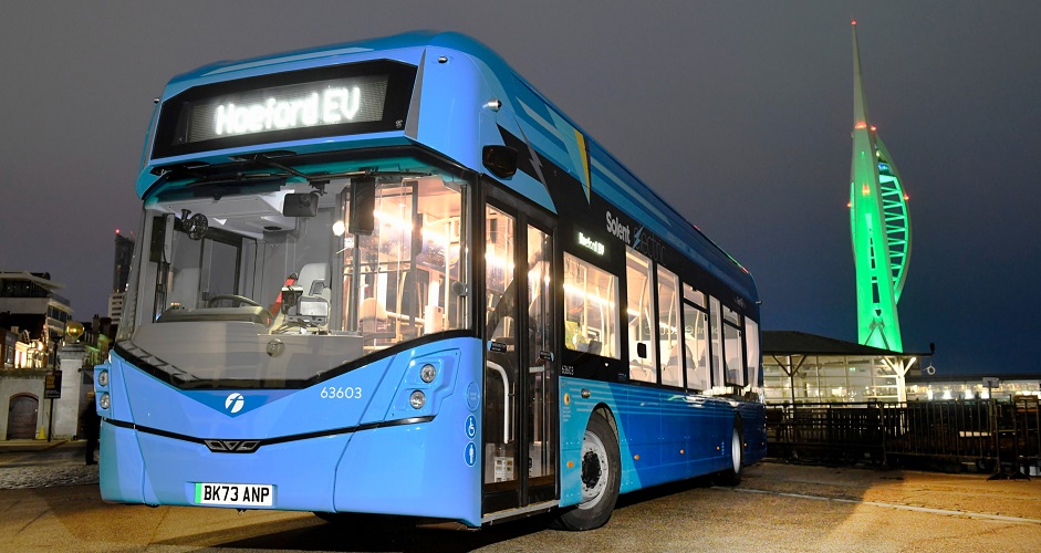 First electric buses hit the road in Portsmouth, Fareham and Gosport