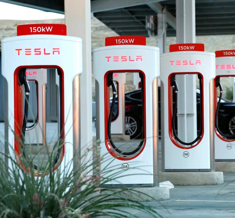 Tesla Superchargers in France