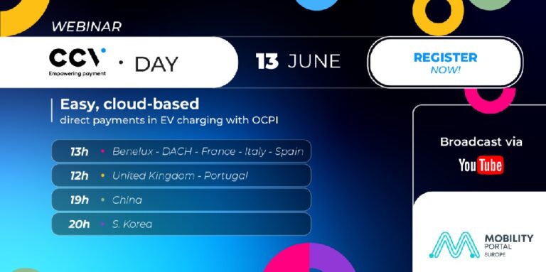 CCV Day: TODAY the focus of the webinar is on payment solutions for EV ...