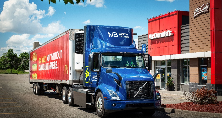 Martin Brower expands Volvo Trucks' electric fleet to meet McDonald's zero emissions targets in Canada