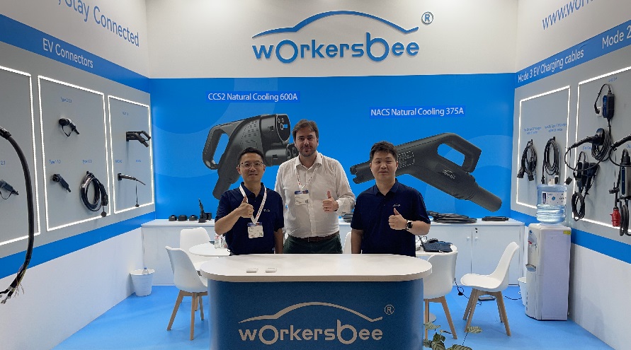 Workersbee stand at the Intersolar Fair, Munich.