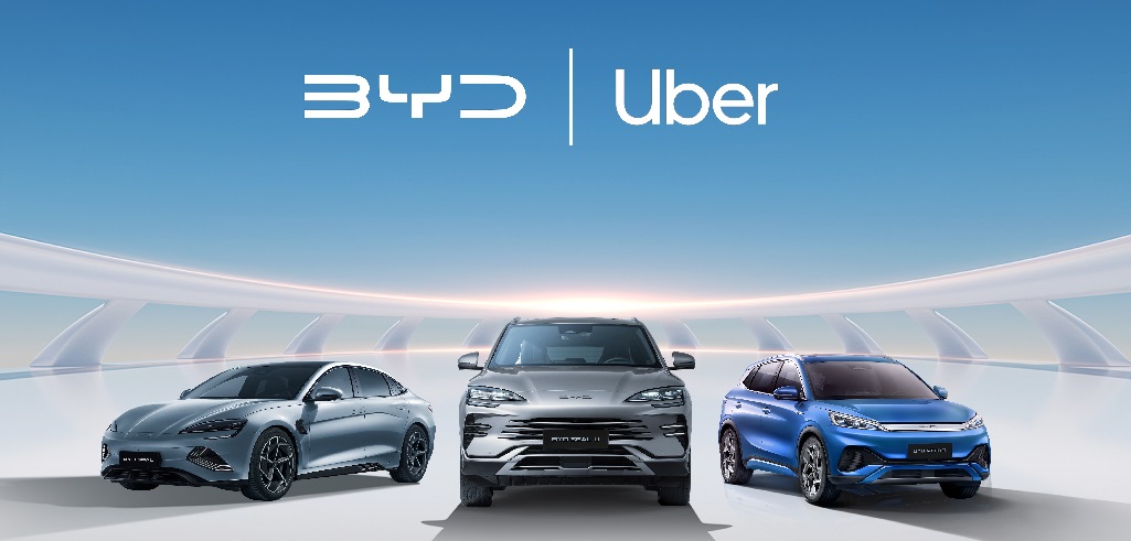 Uber will add BYD EVs to its platform