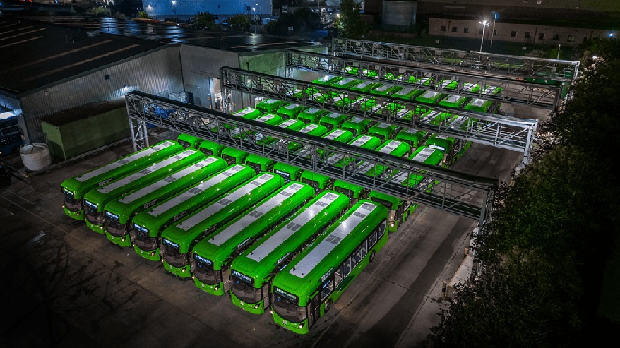 With an investment of £89 million Heliox and First Bus will develop 5 new charging depots