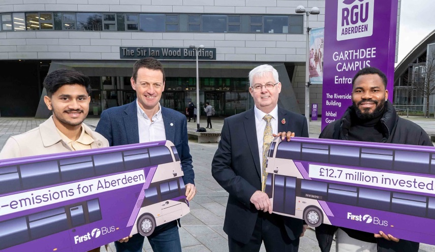 First Bus Aberdeen 36 new electric vehicles