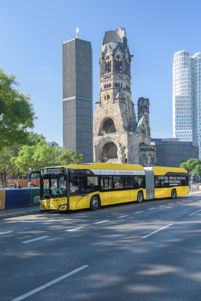 Solaris Urbino 18 electric bus.
