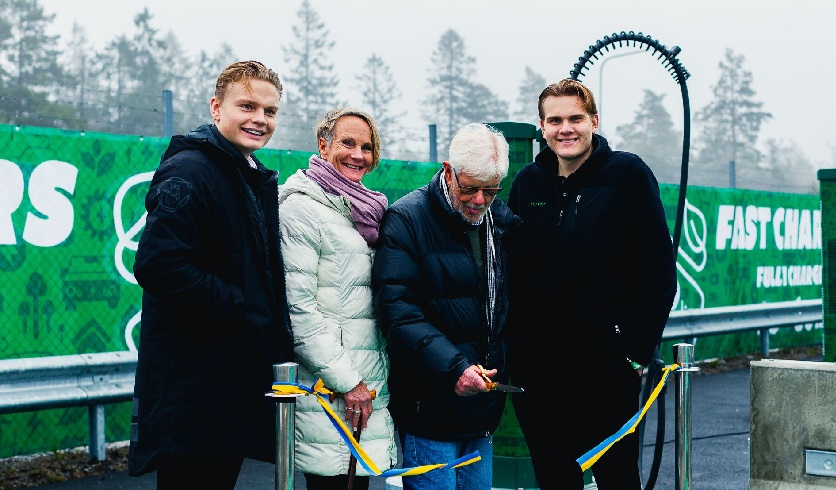 Ahréns opens new semi-public charging station for heavy transport in Södertälje