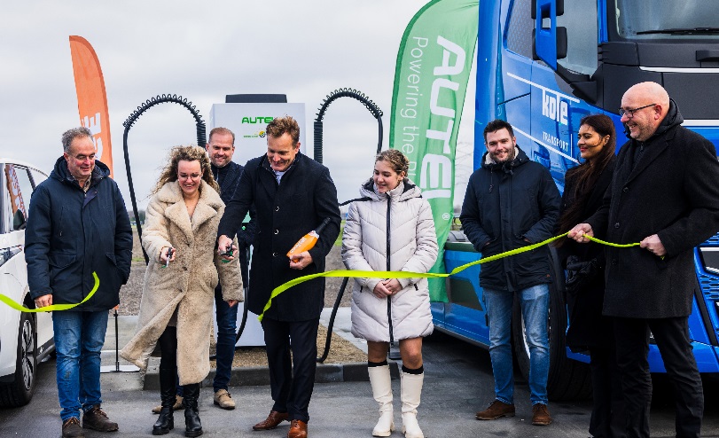 Orange Charging and Autel Energy inaugurate the first MaxiCharger DH480 in Europe