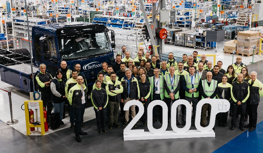 Renault delivers eTrucks to Bidfood Netherlands