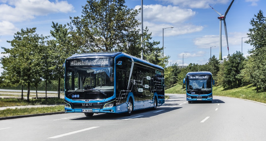 man electric buses sweden