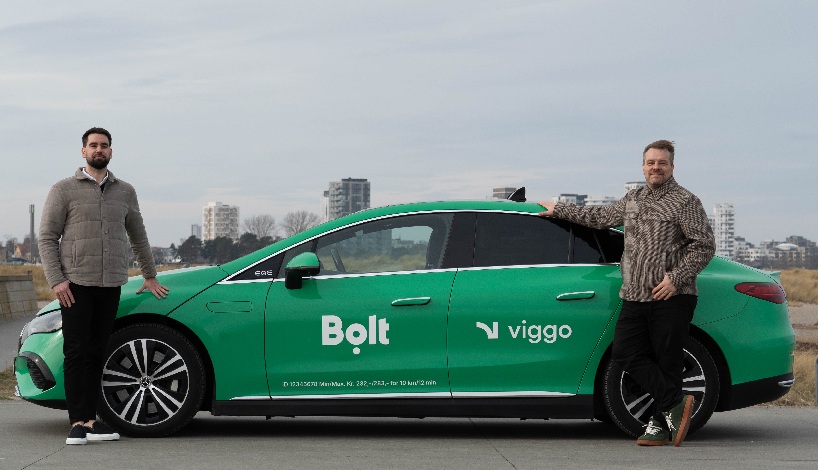 Viggo and Bolt electric taxis Denmark