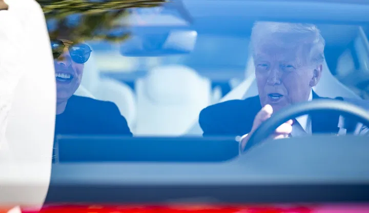 Donald Trump and Elon Musk.