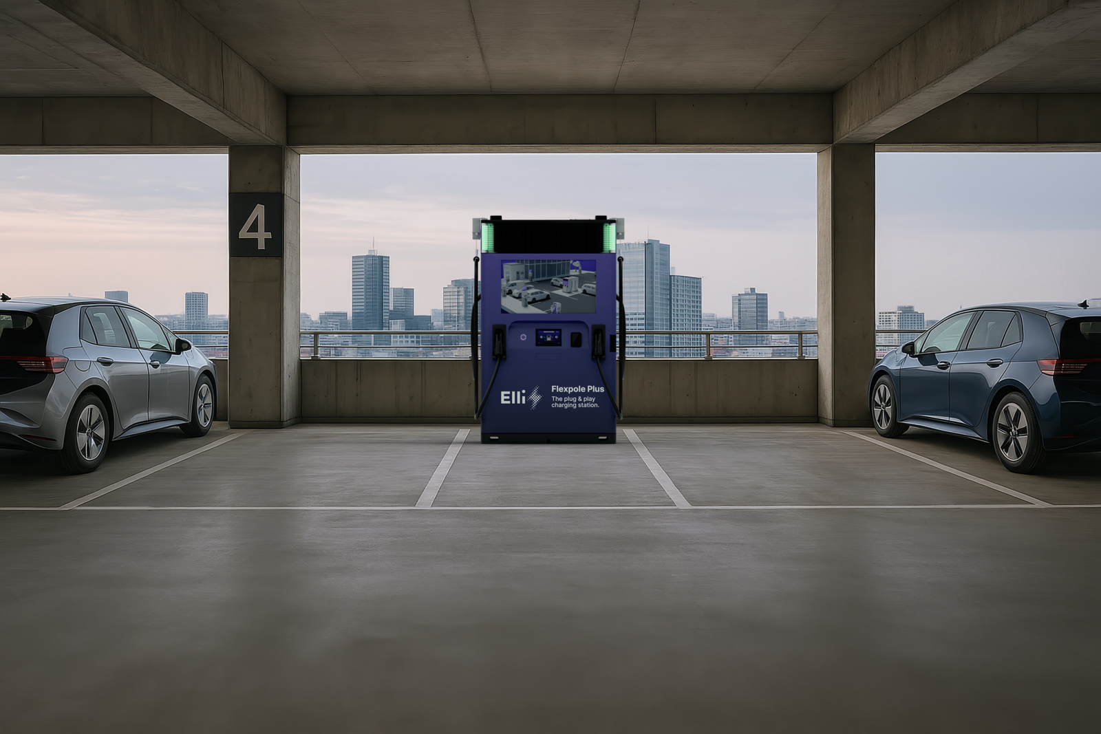 Elli Unveils Flexpole Plus 150 kW Charger and Partners with UNITI’s 8,600 Fuel Stations