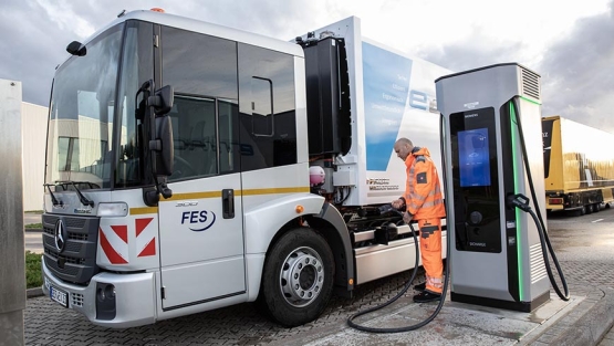 Nabari Logística suma nuevos camiones eléctricos en Eroski