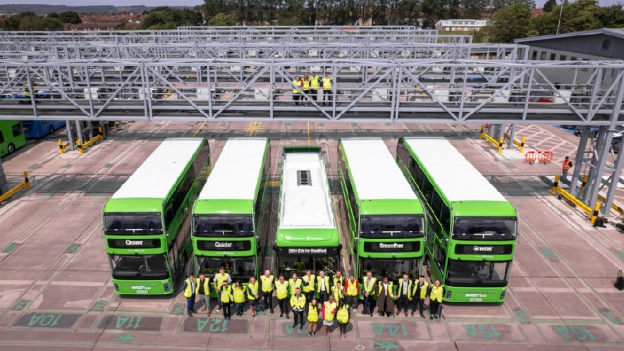 Bristol Opens First Electrified Bus Depot and Welcomes More Electric Units