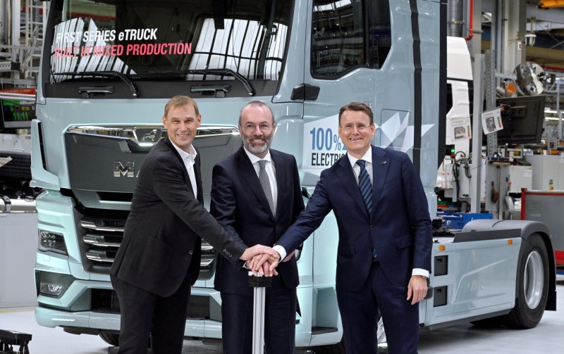 Historic: MAN starts series production of e-Trucks