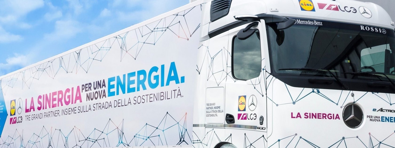 Lidl receives the first eActros 600 in Italy to start a new era of sustainable transport 