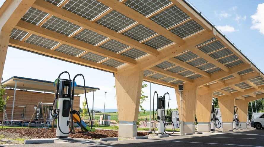 With 38 charging bays, one of Austria’s largest EV parks begins operation