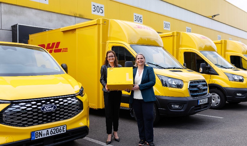2,400 Ford vans strengthen the electric delivery fleet of Deutsche Post and DHL