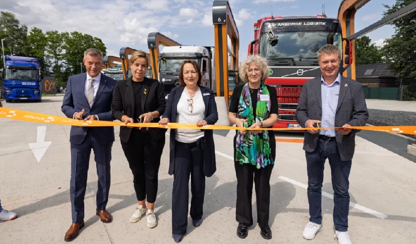 Milence opens first public e-truck charging hub in the Ruhr region