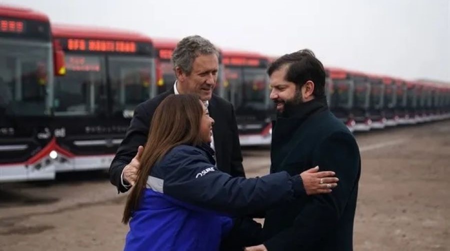 Chile adds 308 electric buses to public transport and targets 4,400 by 2026