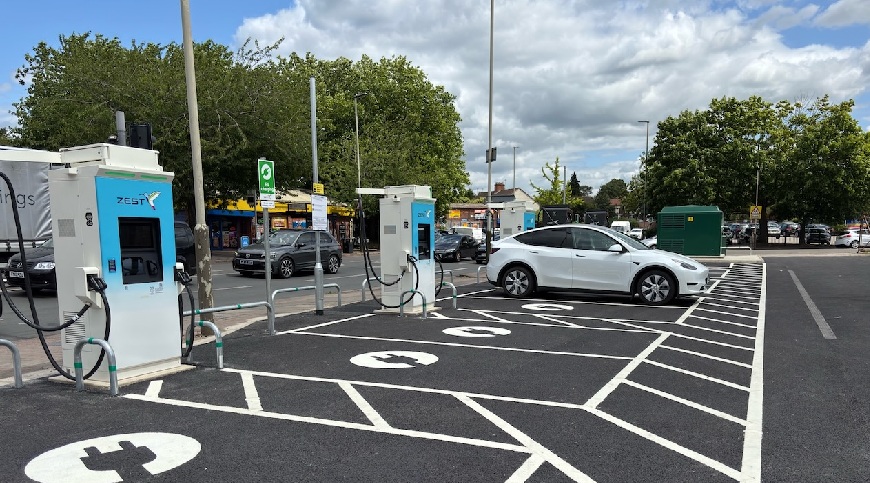 Zest launches urban EV hub with 10 bays in the UK