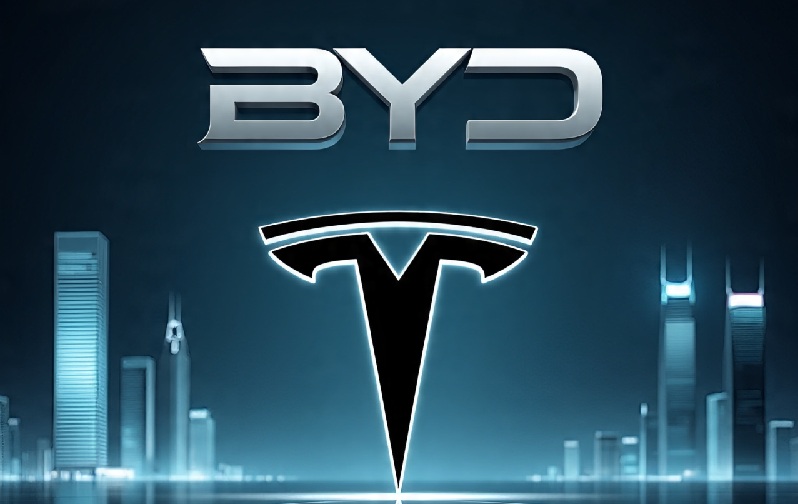 BYD overtakes Tesla in EU sales for second consecutive month