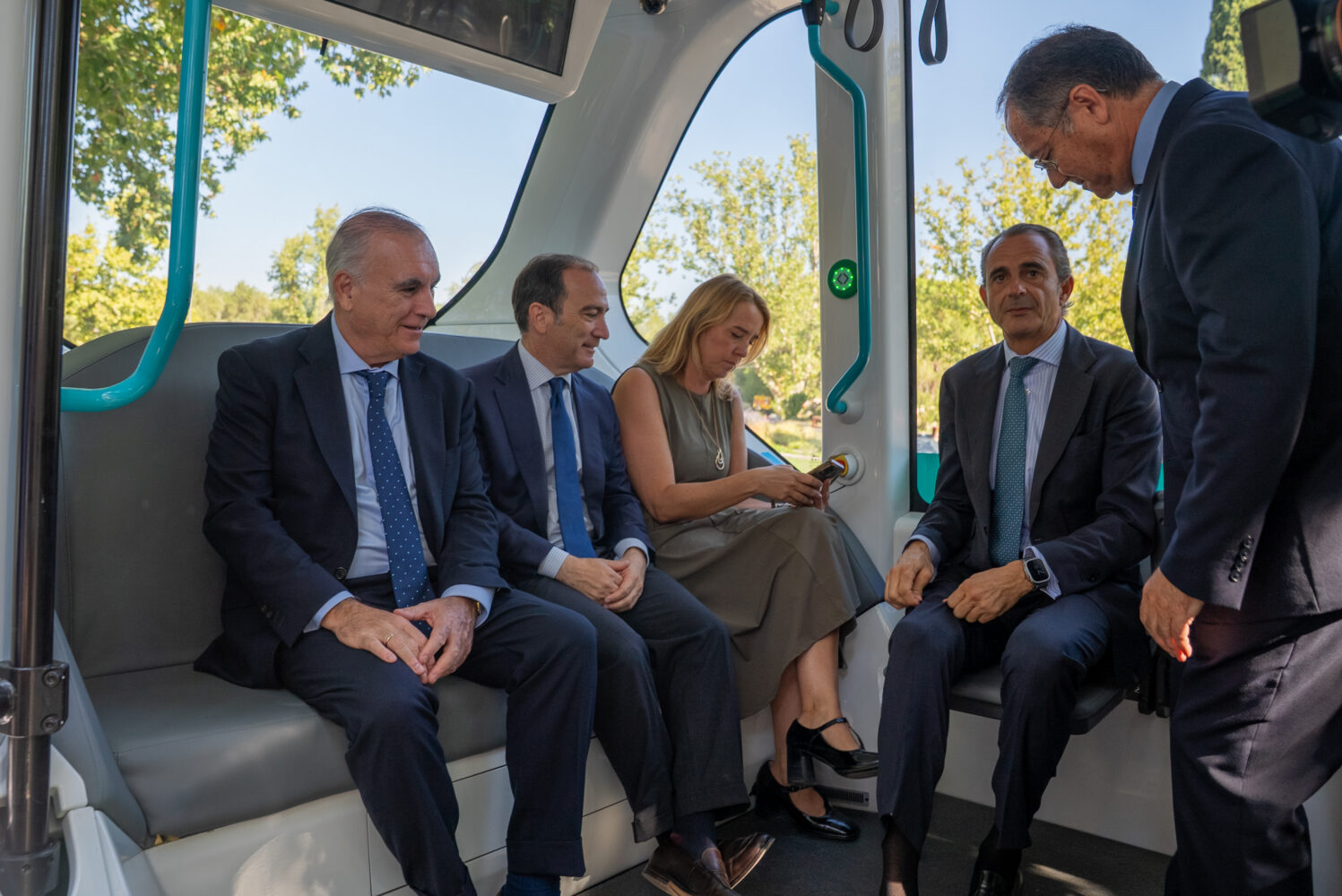 Autobuses autónomos: EMT Madrid presenta su primer piloto en la Casa de Campo