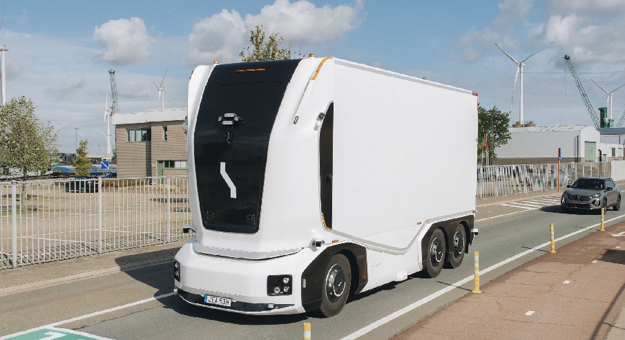EINRIDE AUTONOMOUS TRUCK IN BELGIUM