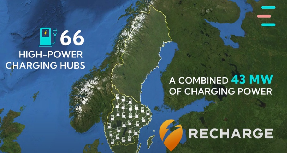Sweden launches world’s first virtual Power Plant using public DC fast chargers
