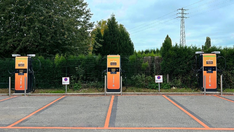 Eranovum installs rapid charging stations in Flémalle as part of Belgian network expansion