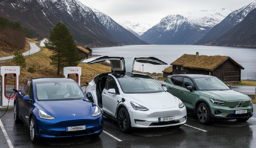 Norway continues to break records with 98.3% of new vehicles registered being electric