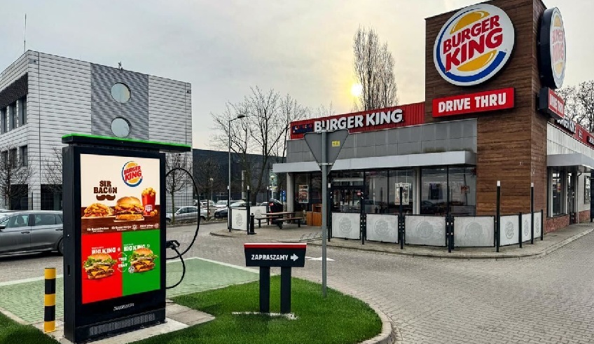 EV drivers in Poland can recharge their cars — and themselves — at Burger King