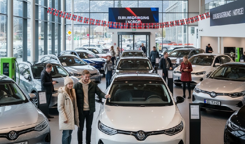Electric vehicles maintain 97.4% market share in Norway despite October decline