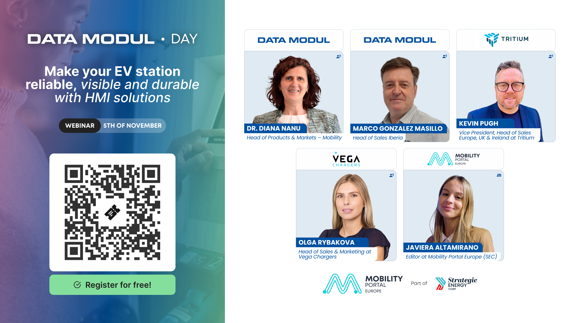 data modul charging stations HMI
